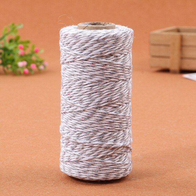 100m/roll DIY Colorful 2ply Bakers Twine String Cotton Cords Rope Wedding Party home Decoration Christmas DIY Wrapping: 5