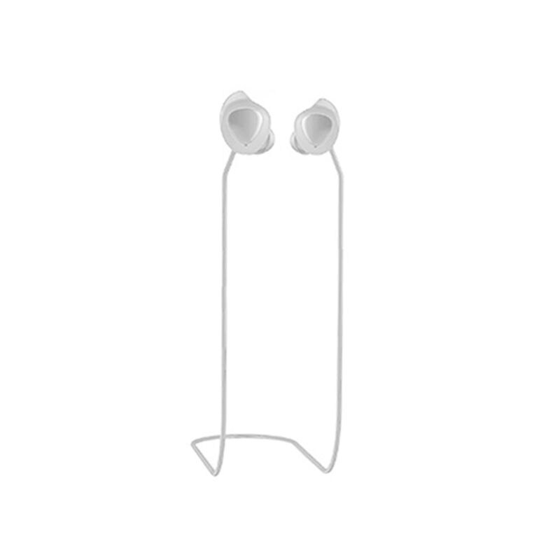 Pasek Anty-zgubny Silikonowy do Samsung Galaxy Buds - Smycz Sportowa Odporna na Pot: Biały