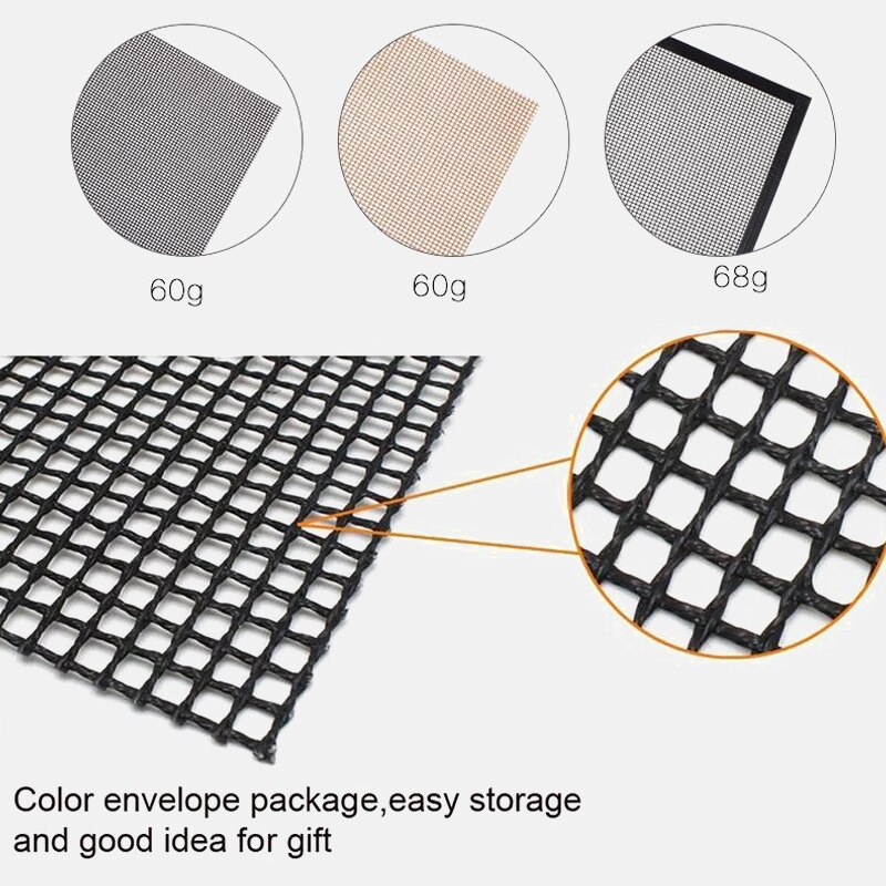 High Security Grid Shape BBQ Mat Heat Resistance Reusable Grill Mesh For Outdoor Activities BBQ Non-stick Barbecue Grilling Mats