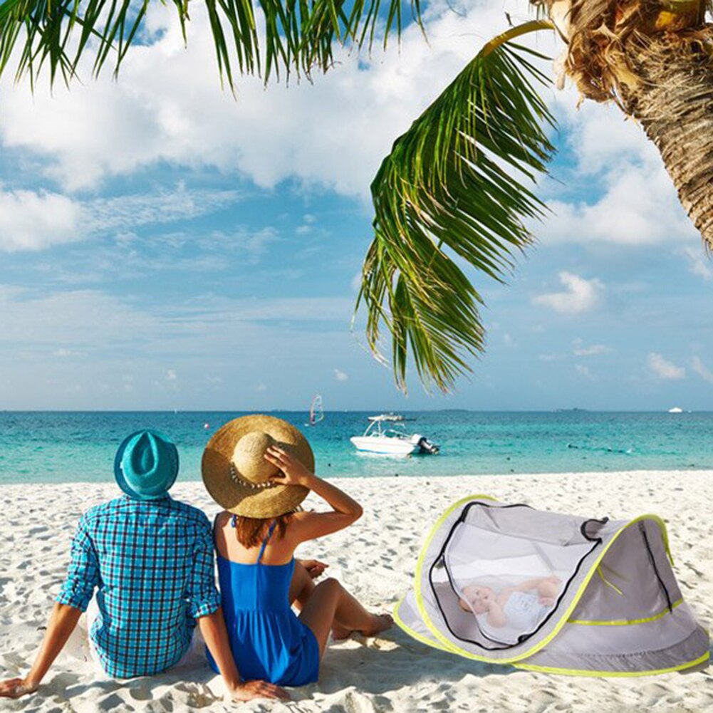 Baby Strand Zelt freundlicher Wasserdichte Pop hoch sonnenschutz Markise Zelt UV-schutz Sunshelter mit Schwimmbad Kind draussen Camping Sonnenschirm Strand