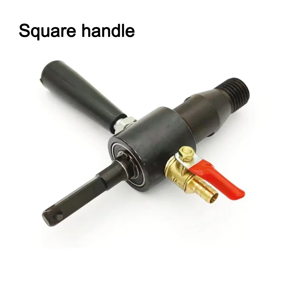Electric Hammer Adapter Water Inject Converter Adjustable Turn Electric Hammer Into Water Drill Bit Portable: Brown