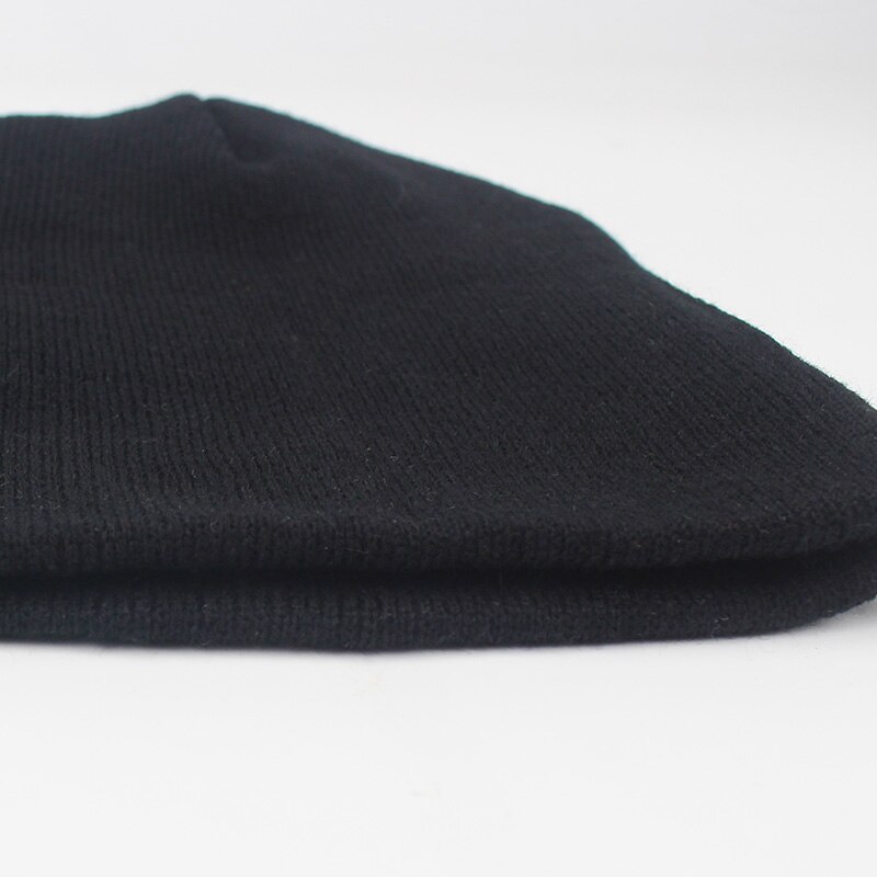 Vinter luer for kvinner menn strikket lue bein svart lue lue for jenter merke lue kvinnelige og mannlige skullies par strømpe caps