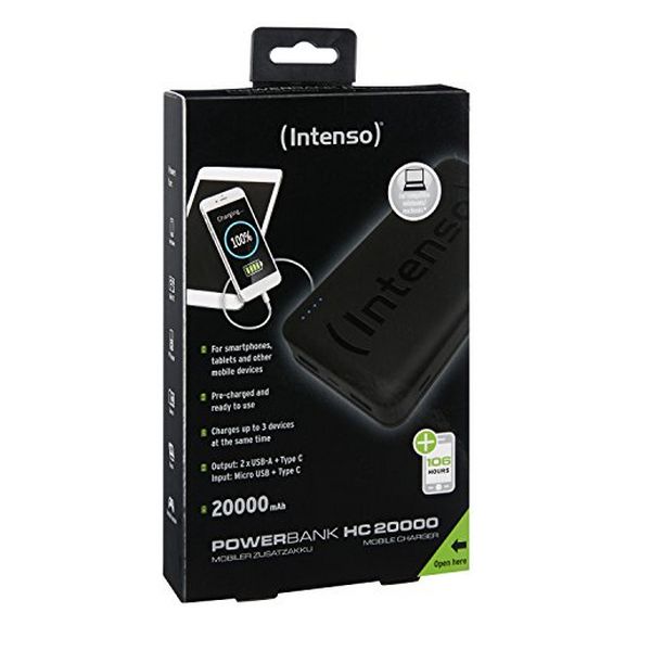 Power Bank INTENSO AATBPT0135 20000 mAh Zwart