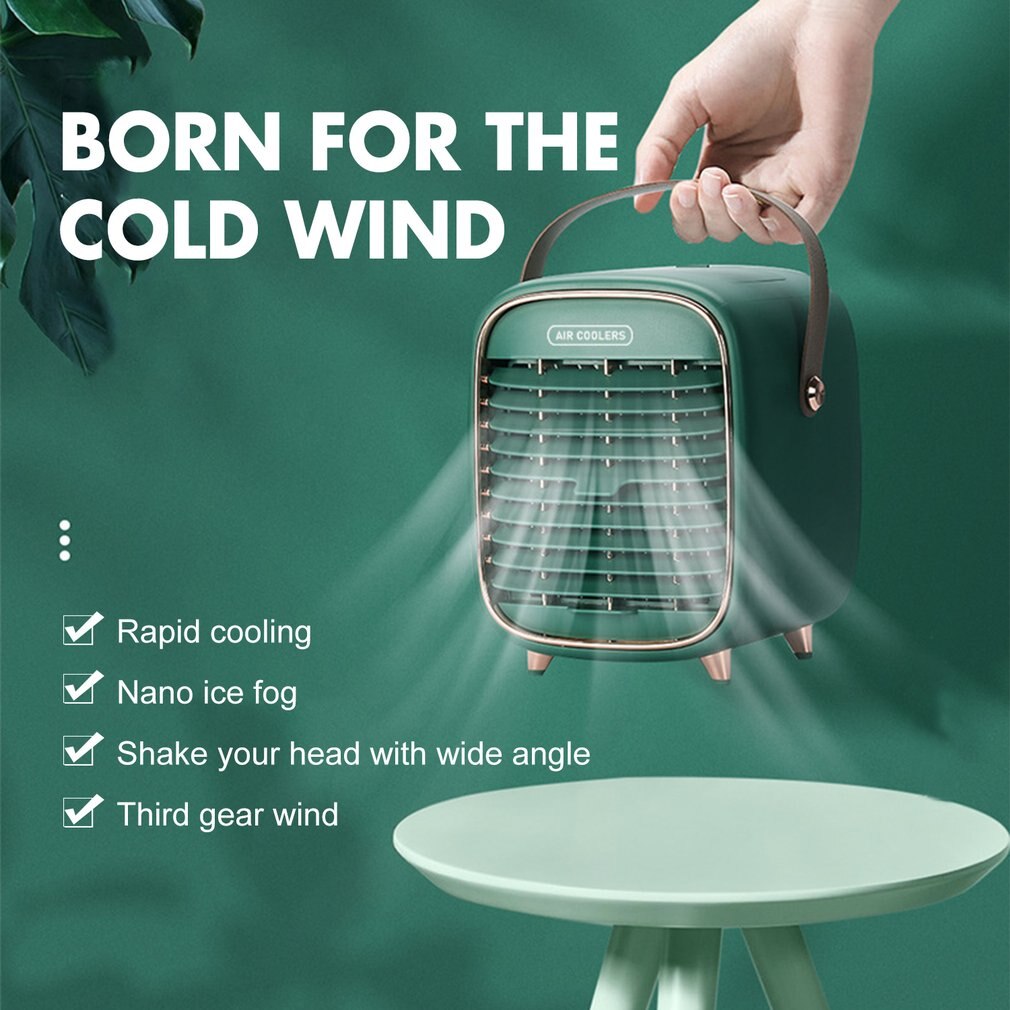 Mini climatiseur Portable refroidisseur d'air 7 couleurs LED USB personnel espace refroidisseur ventilateur ventilateur de refroidissement