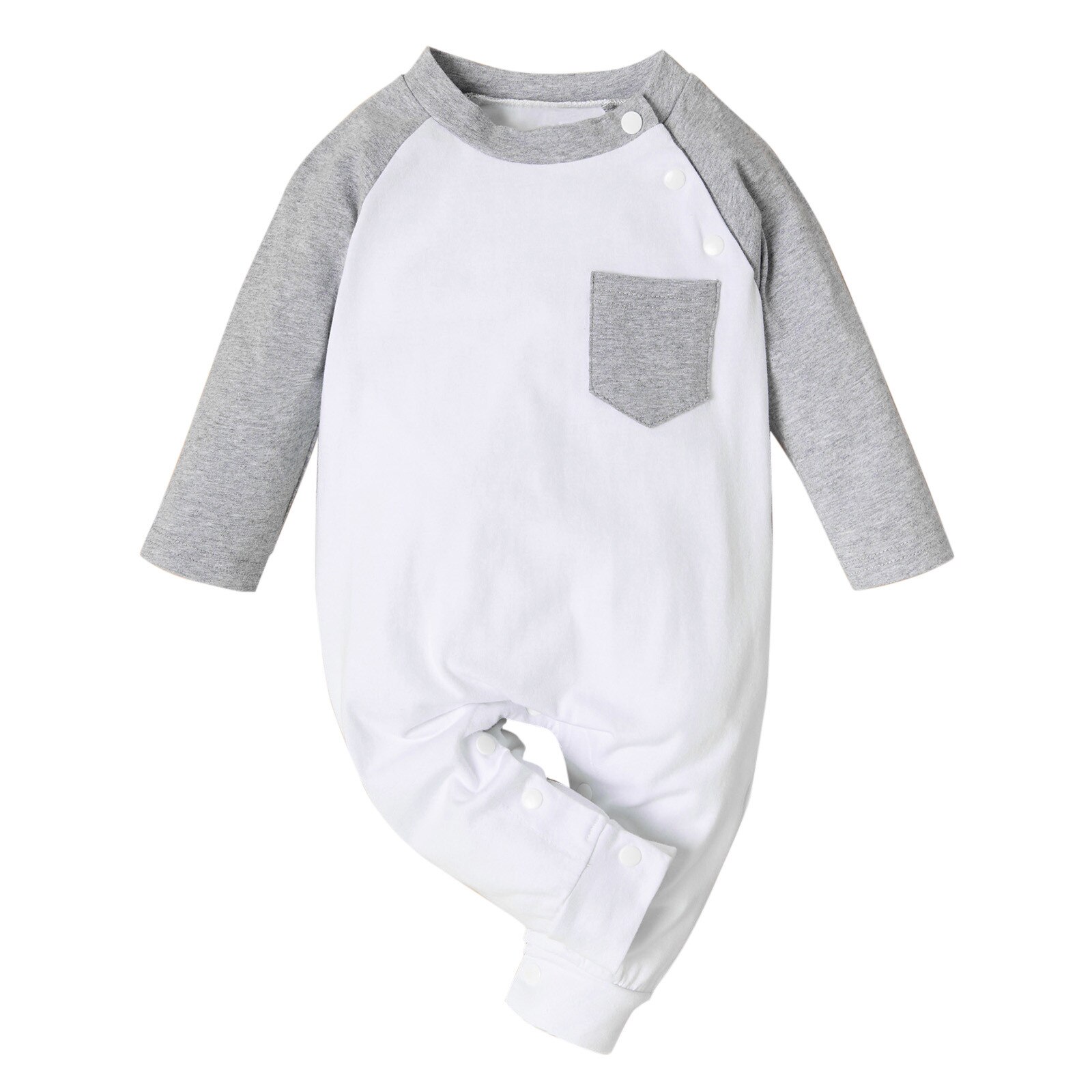 Newborn Baby Clothes Boys Girls Rompers Cute Solid... – Grandado