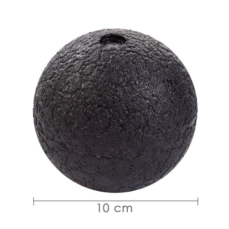 2pcs Fitness Massage Lacrosse Ball Hard Foot Relax Relieve Fatigue Gym Training Pain Relief Fascia Health Care: Black