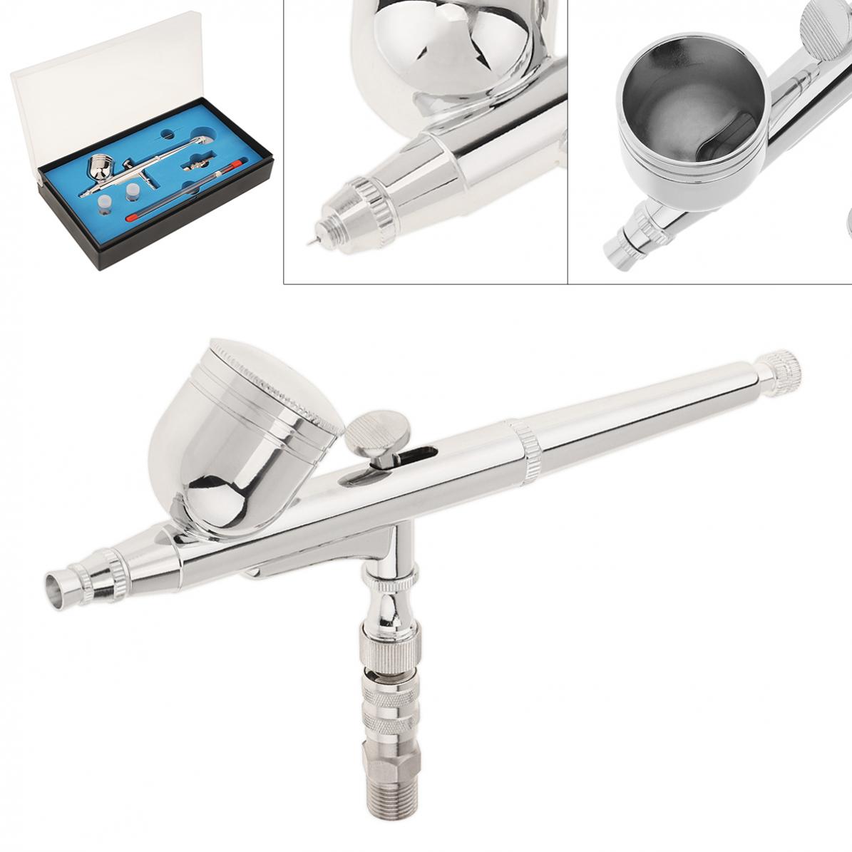 Dual Action Airbrush Spray Gun Kit Trigger Spray Gun for Art Craft Model Paint Spraying Hobby 0.2/0.3/0.5MM 7CC Air Brush