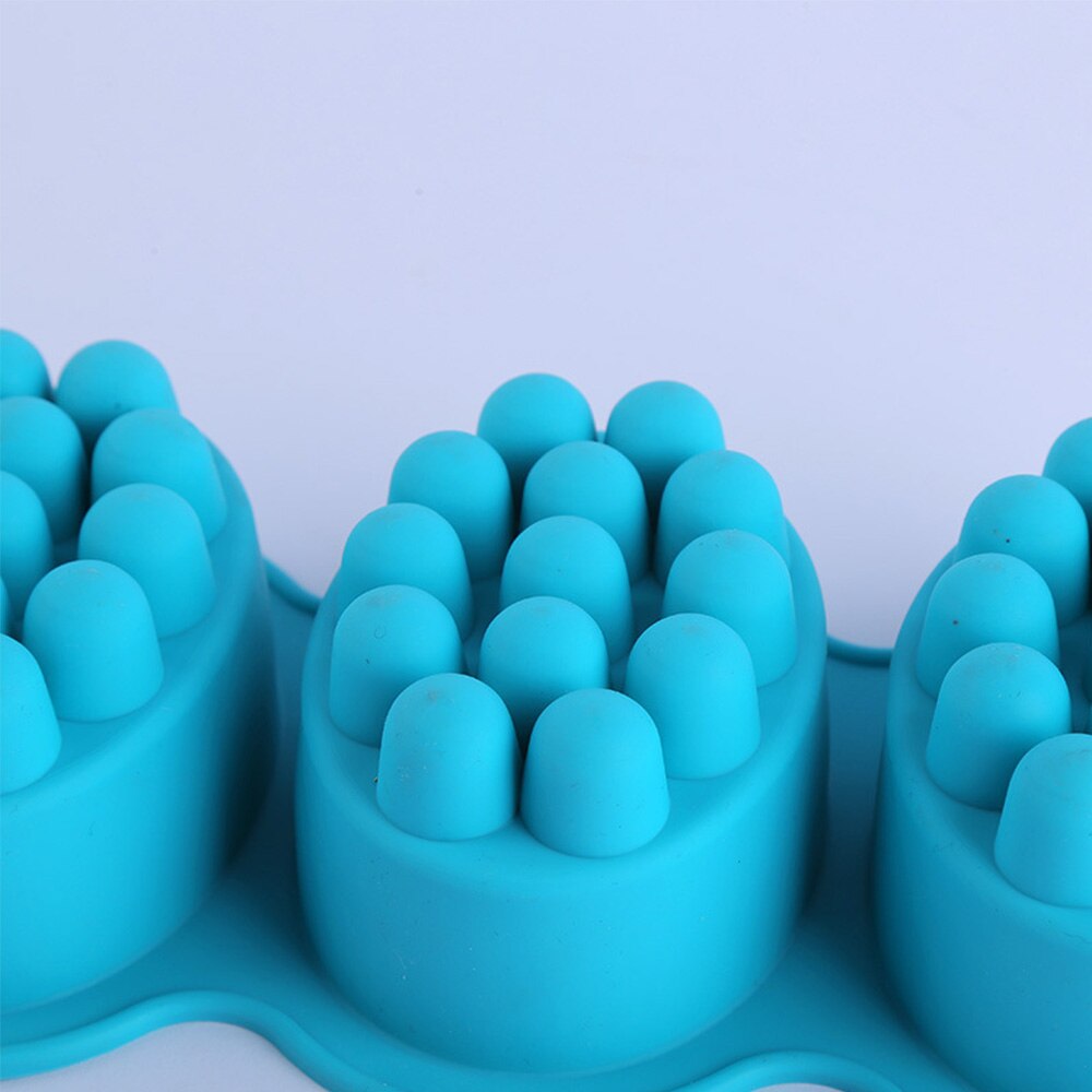 4 Cavity Silicone Soap Mold 3D Handmade Molds For Soap Making Massage Craft Mould Soap Making For Bath Handmade Tools