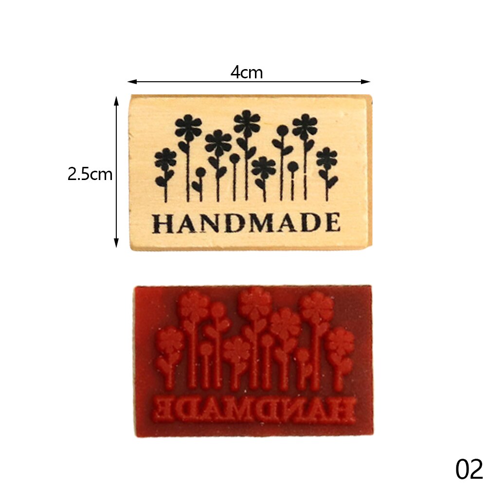 Wooden Retro Vintage Month Week Number Planner Stamp Basic Function Series Digital Symbol Stamp DIY Seal Stationery Supplies