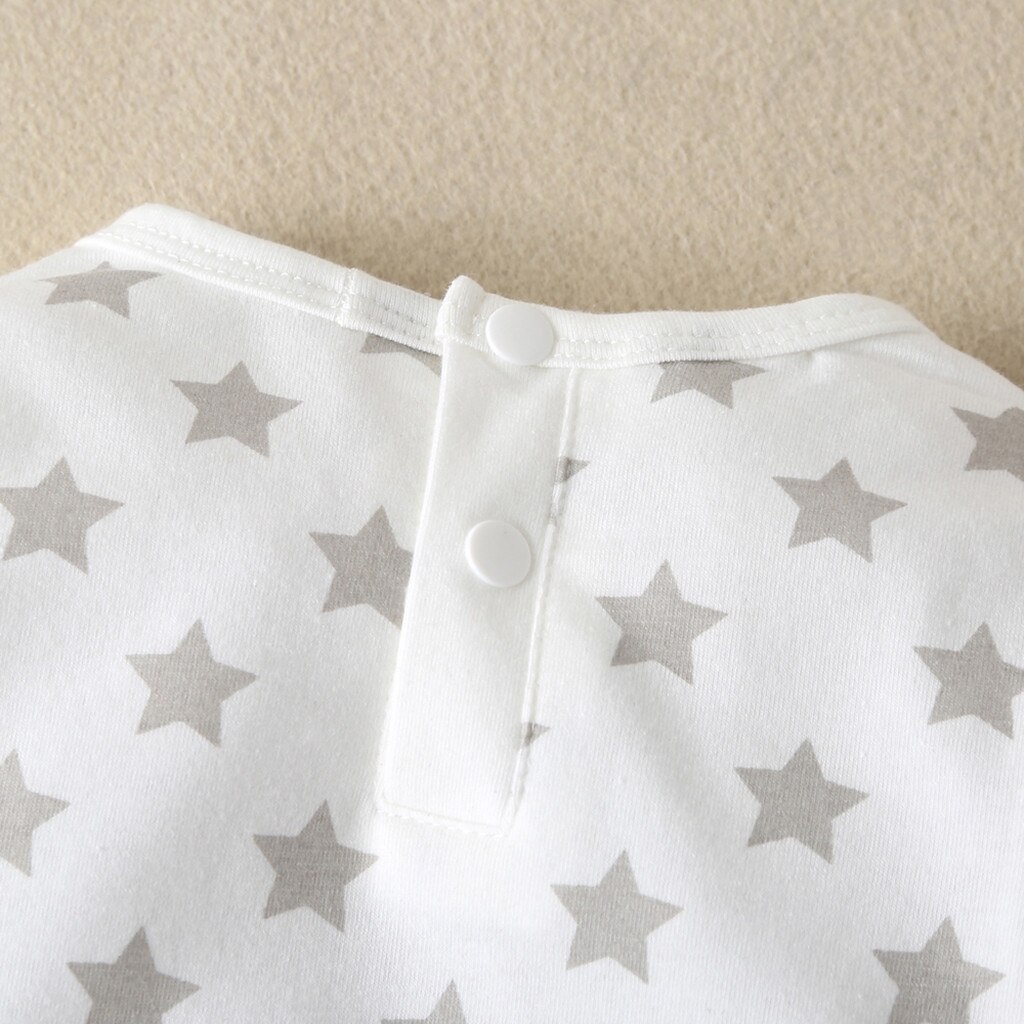 Pelele de manga larga con estampado de estrella de dibujos animados para bebé, ropa infantil, mameluco para bebé, n. ° 50,