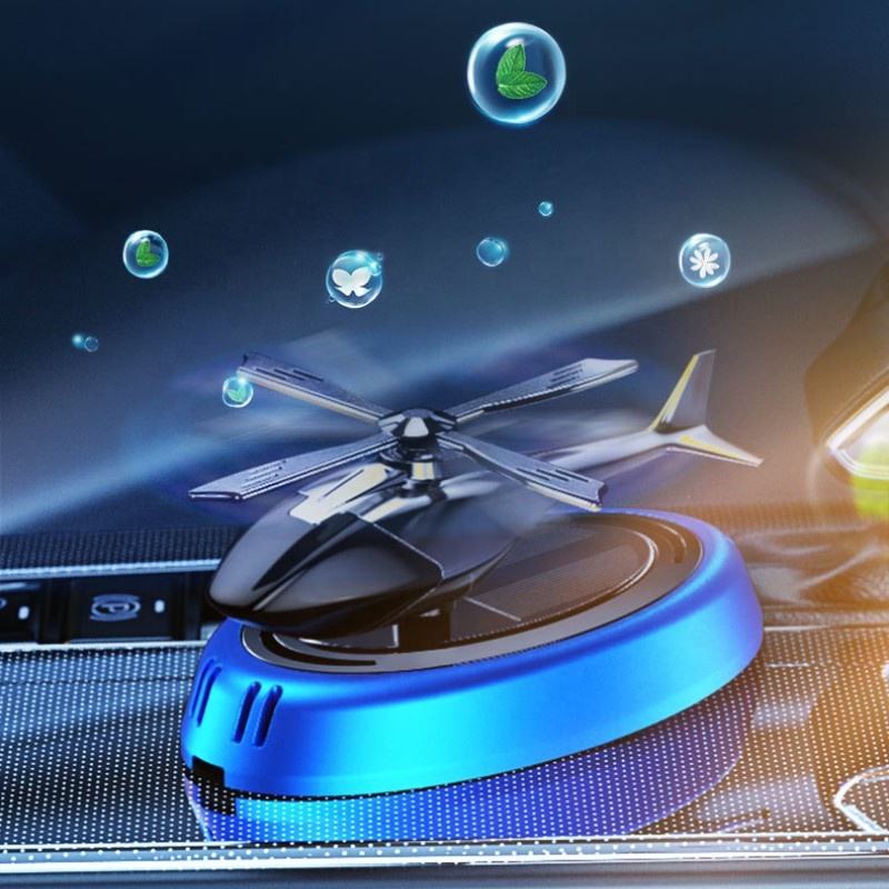 Zonne-Energie Vliegtuig Auto Decoratie Ornamenten Auto Interieur Accessoires Desktop Ornament Cadeau Voor Vrouw, Man, Auto Liefhebber