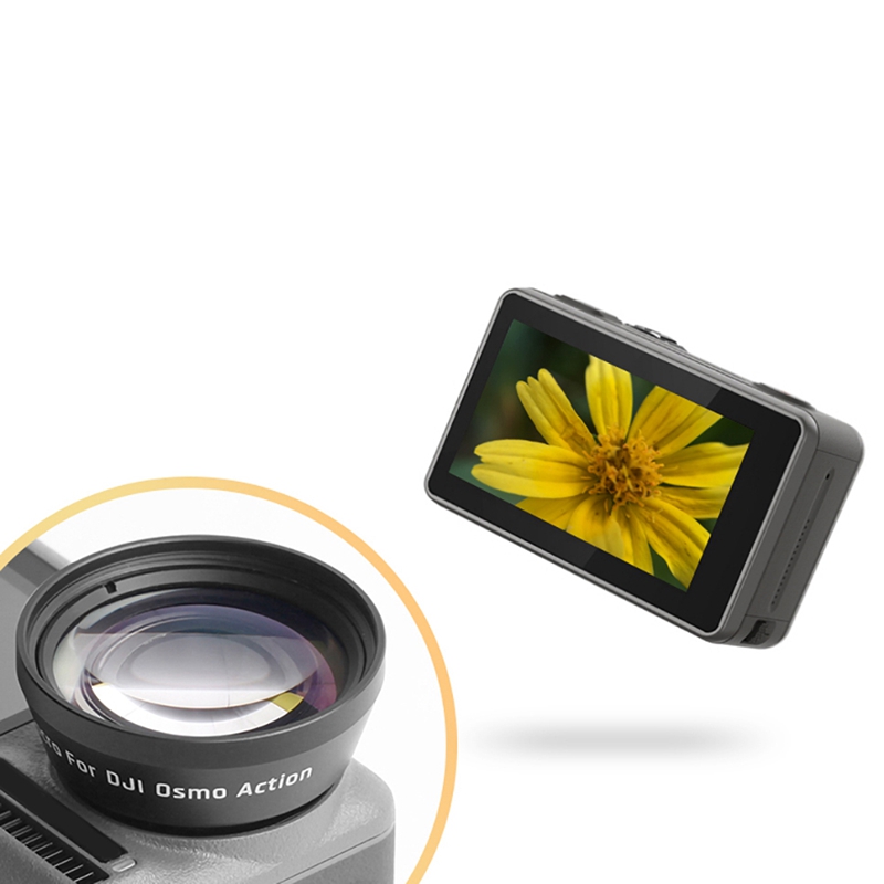 Onderwater Sport Camera Externe Optische Glas Macro Lens Voor Osmo Action