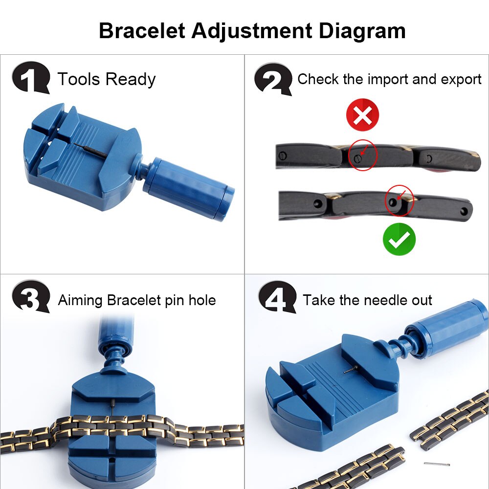 FINE4U B580 Magnetische Roestvrij Staal Mens Gold Zwart Power Element Armband Met Magneten