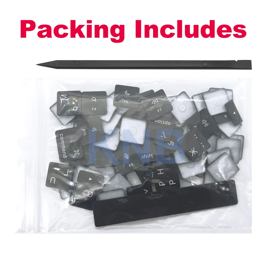 Laptop Keyboard Keys Key Cap Black color For MacBook Air M2 M3 13.6" 15" A2681 A2941 A3113 A3114 Keycap Year