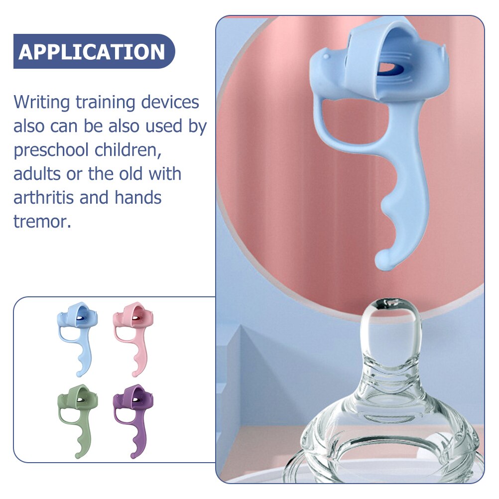 4pcs Kids Pencil Aids Writing Aids Children Pen Writing Grips Correction Tool