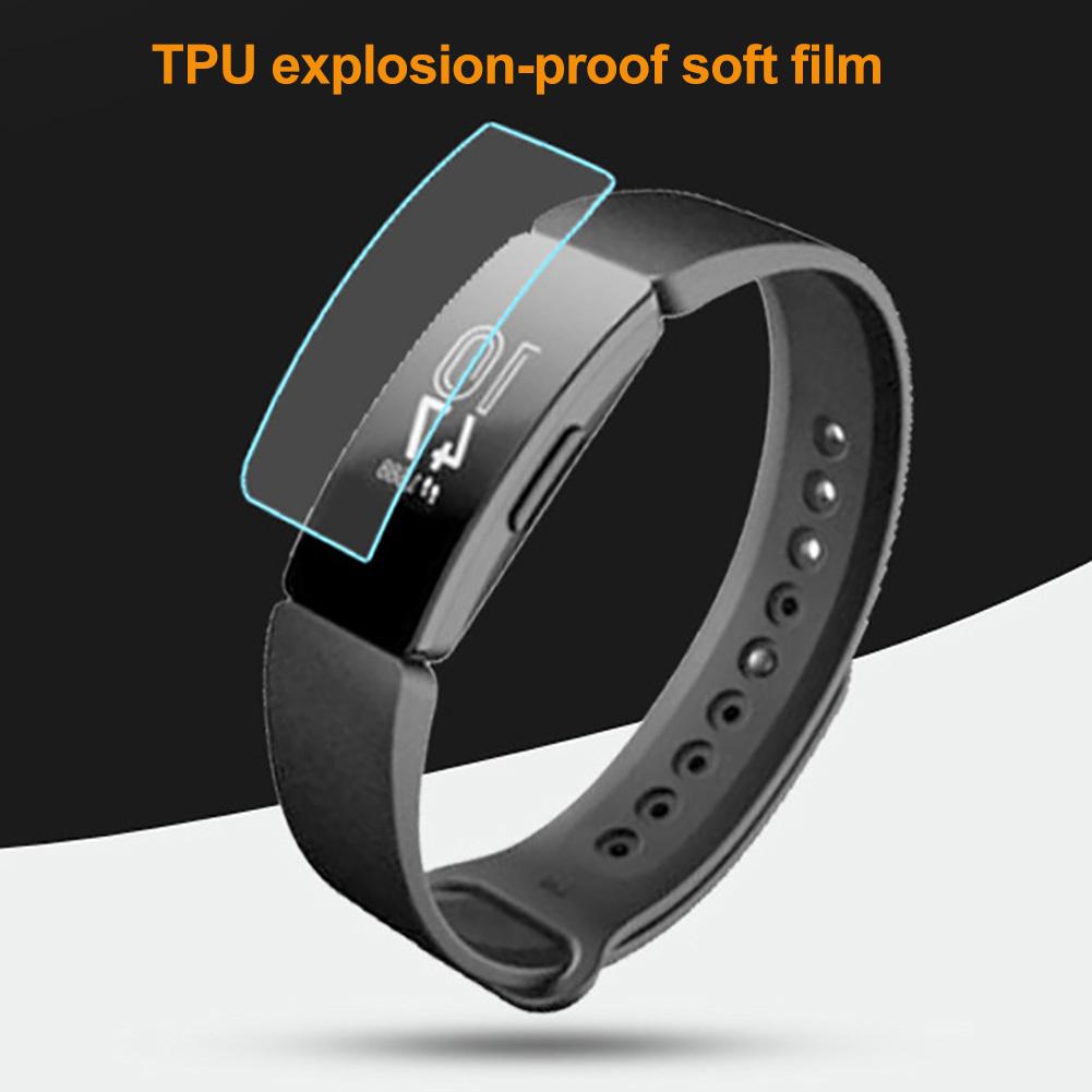 Høj klar beskyttelsesfilm tpu smart ur skærmbeskyttelsesfilm til fitbit inspirere hr / fitbitумные часы протектор экрана
