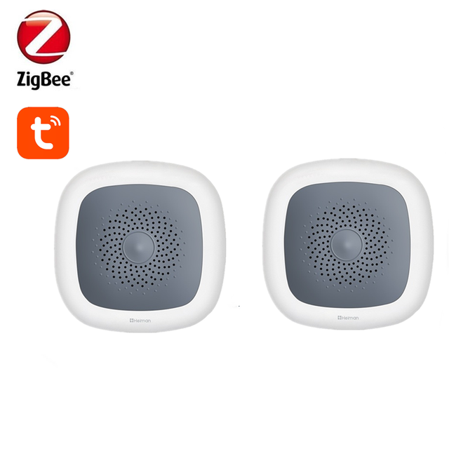 Tuya Zigbee Temperature And Humidity Sensor Temperature Detector Only Working with Tuya Zigbee Gateway: Zigbee 2PCS