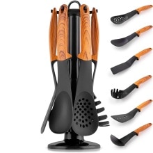 7-pieces Italian Kitchen Gadgets,cooking Utensils Set, Kitchen Utensils Set, Nylon Utensil Sets With Rotating