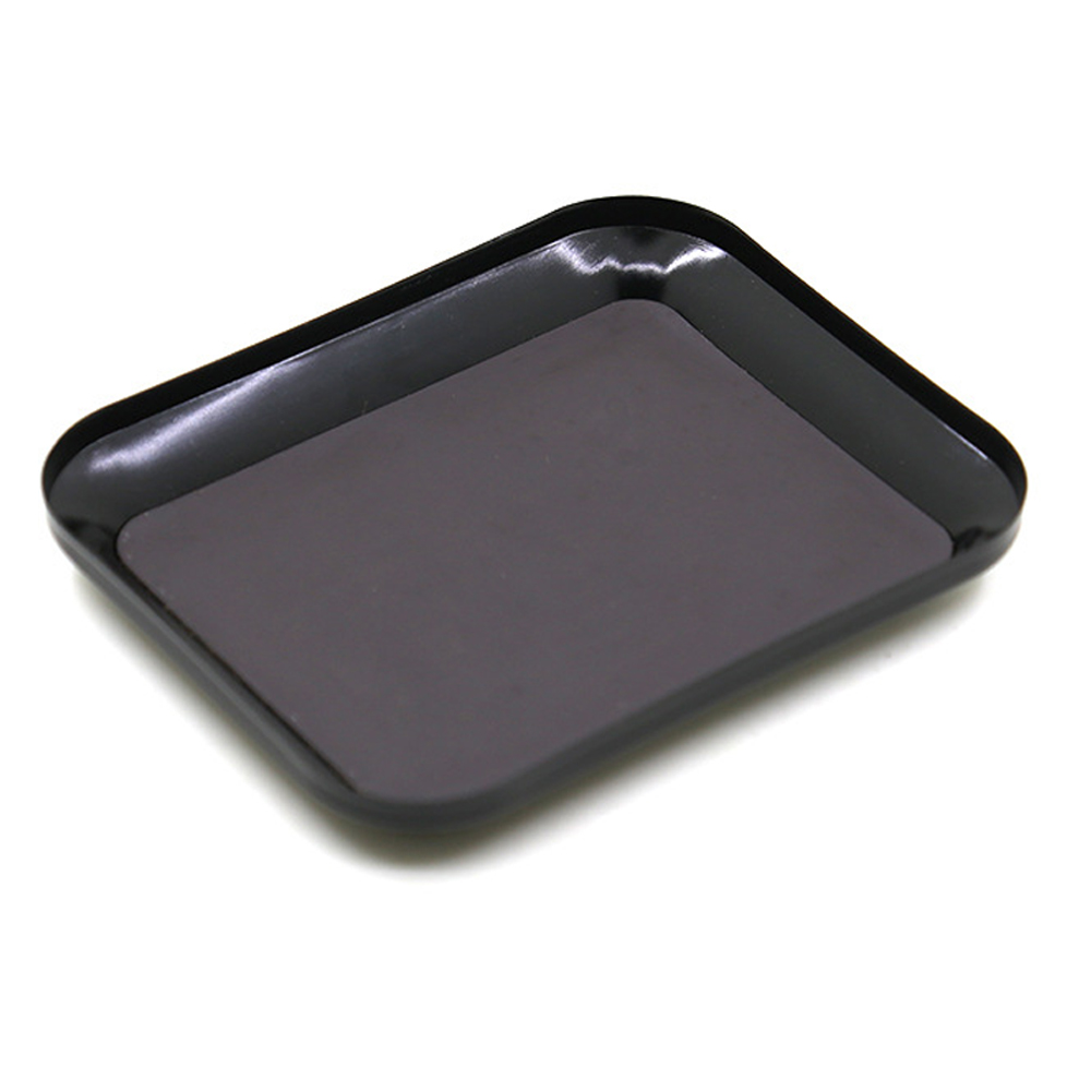 RC Reparatie Tool Aluminium Magnetische Schroef Lade Plaat Voor Vliegtuig Auto Boot Crawler Axiale SCX10 D90 D110 Model Reparatie Tool Co: Black