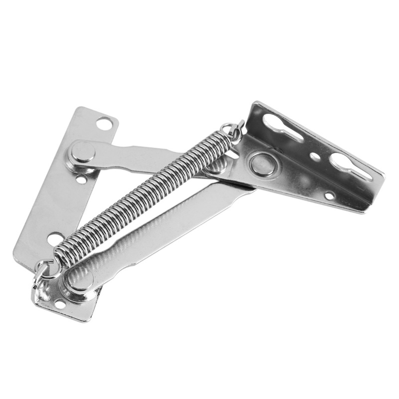 Charnière à ressort de canapé-lit pliant, 2 pièces, 10KG, 80 degrés, porte d&#39;armoire, lève-porte, rabat de Support supérieur, quincaillerie de meubles bisagra