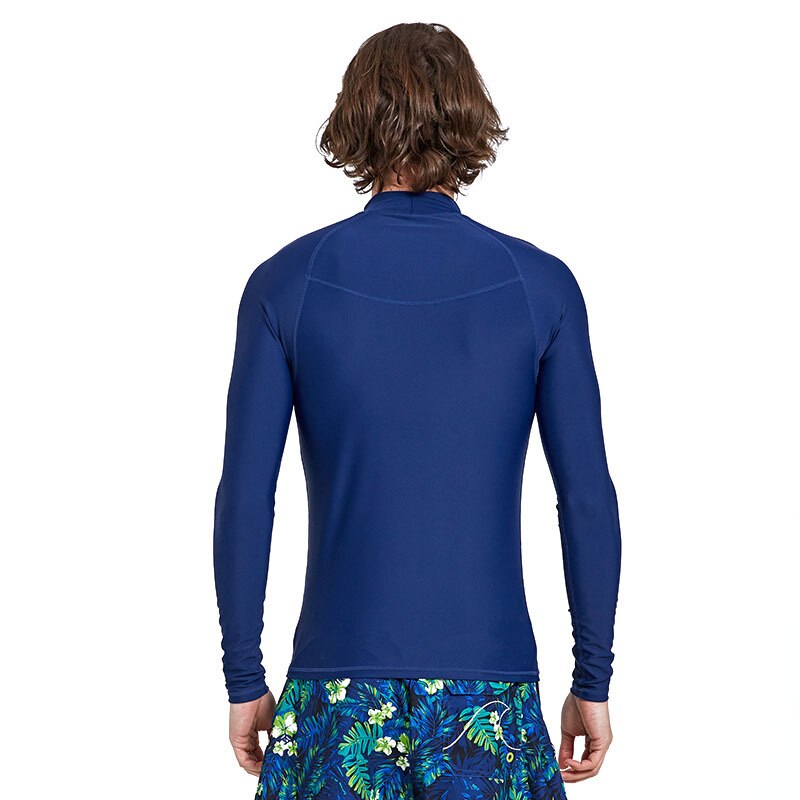 Sbart langærmede våddragter herre lycra anti-uv åndbar snorkling surfing svømning badetrøje dykning våddragt toppe t-shirts