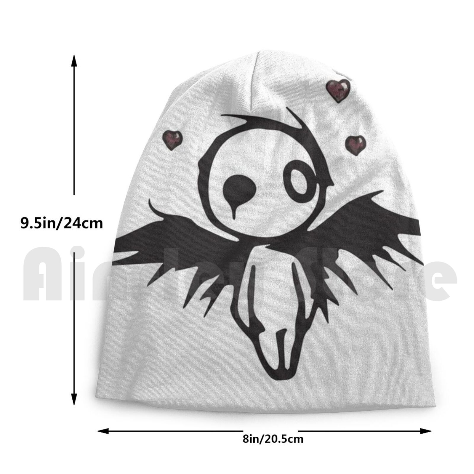 Emo Love Angel Beanies Knit Hat 1625 Beanies Print Gothic Goth Angel Love Peace Music Musical Emocore Hardcore Band