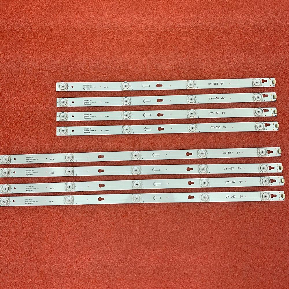 Tira de LED para iluminación trasera para Thomson 55UC6306 55UC6316 55UC6426 55UC6326 55UC6406 TOT 55D2900 TV 55S401 55S405 55S403