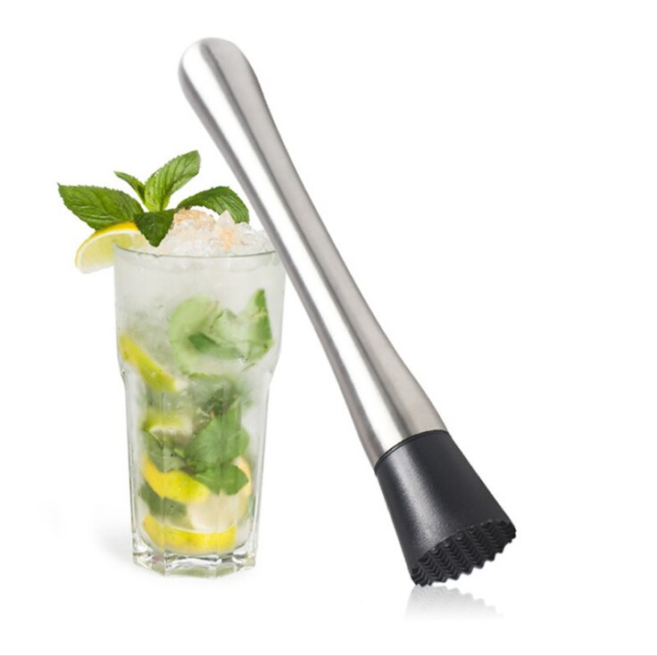 Bastone di miscelazione rompighiaccio miscelatore in acciaio inossidabile cocktail limone frutta schiacciatore bar strumento bar casa accessori per cocktail