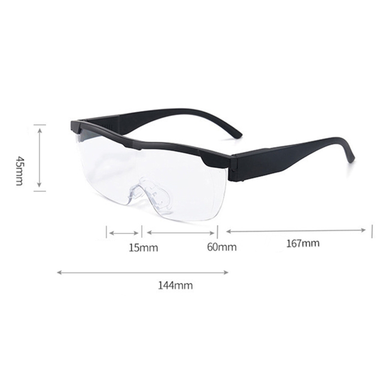 Reading Glasses with Light Magnifying Glasses with Light Led Magnifier Eyeglasses Nighttime Reader Frame