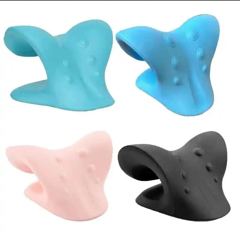 Almohada de masaje de columna Cervical, almohada en forma de U, almohada de masaje Cervical Shiatsu por gravedad, reparación de cuello y hombros, relajación del cuello