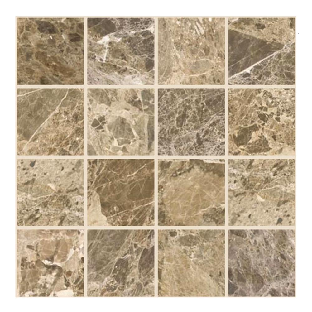 Self Adhesive Mosaic Tile Sticker Bath Backsplash Modern Simplicity Waterproof Home Decoration Floor Cabinet PVC Wallpaper