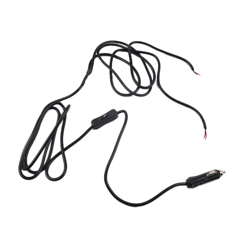 12V Cigar Lighter Socket Connector with On/Off Toggle Switch and 2 Connectors Modified Car Wiring Harness