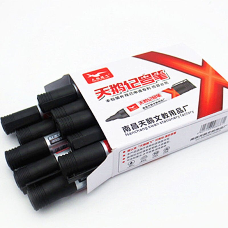 Bolígrafo de de cabeza grande 5/3/1 capaz de no desvanecer, trabajo de logística impermeable aceitoso para vidrio, cuero, madera, acero. Cartón, tela