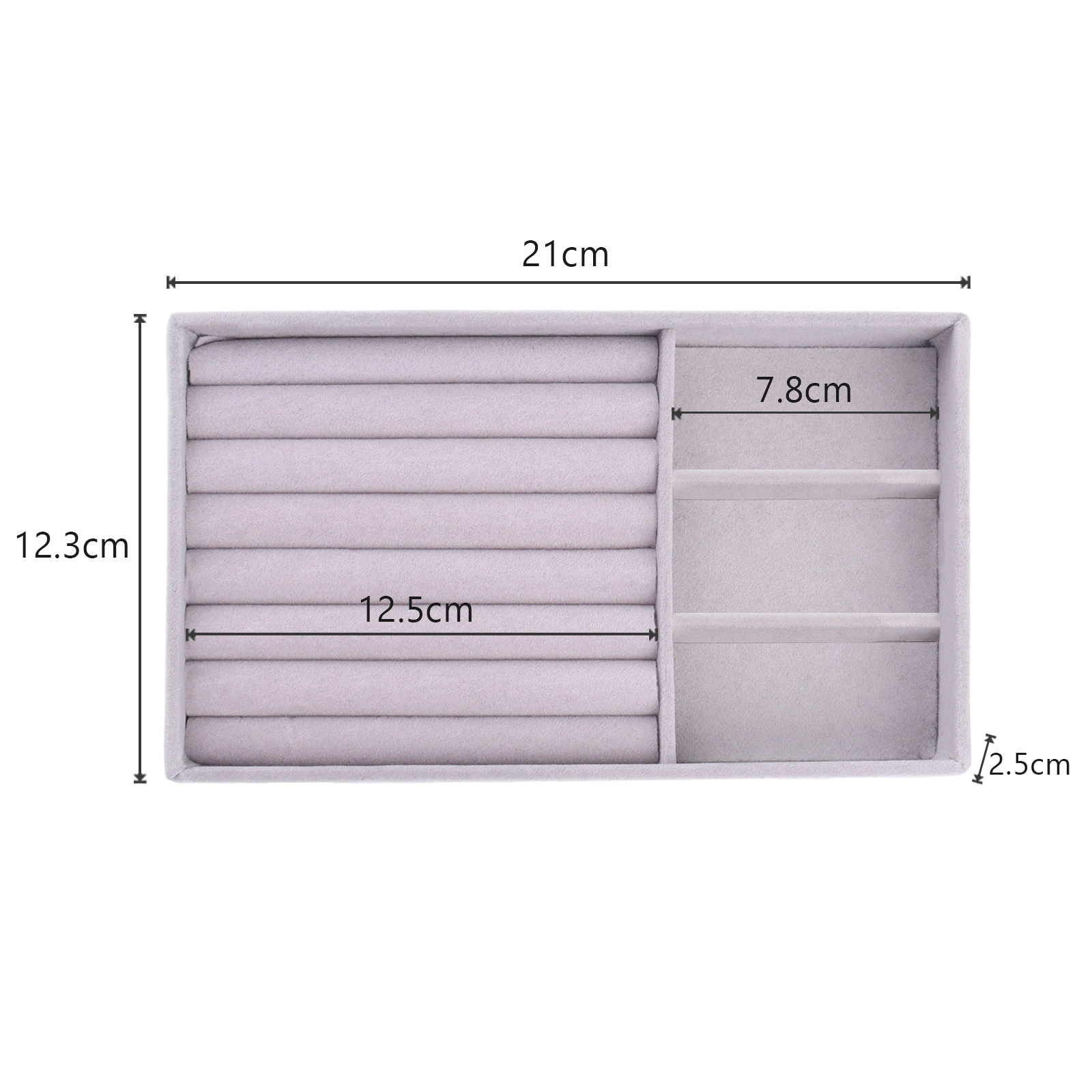 Velvet Jewelry Box Display Tray Drawer Storage Jewellery Holder For Ring Earrings Necklace Bracelet Soft Velvet Organizer Case: green