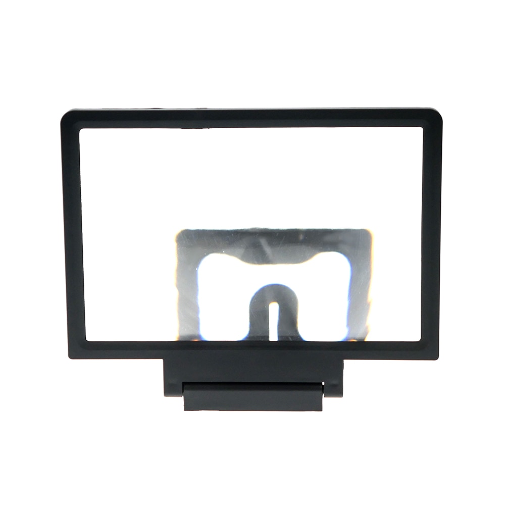 12 Inch Folding Enlarged 3D Magnifier Screen Portable HD Amplifier For Mobile Phone Stand Bracket