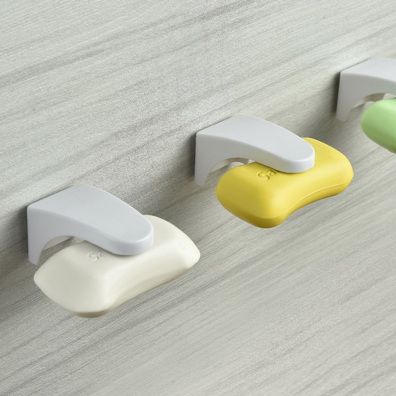 Portasapone magnetico Portasapone creativo a parete Portasapone autoadesivo da appendere Portasapone di scarico Organizzatore da cucina per bagno