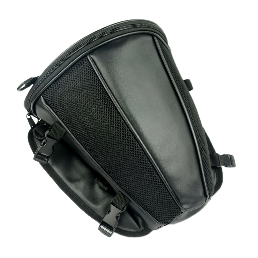 Brand Waterproof Motorcycle Tail Bag Multifunction Motorcycle Rear Seat Bag Small Capacity Motorcycle Rider Backpack Leathe