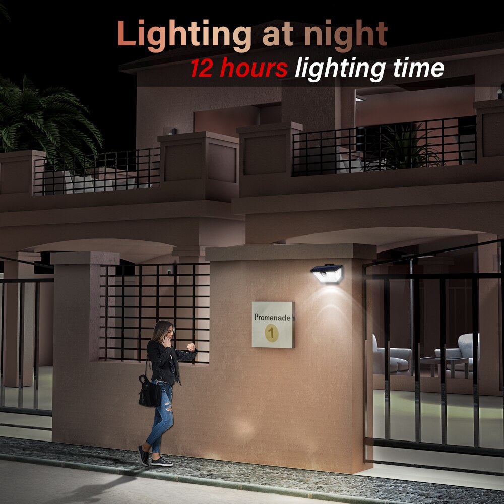 Chizao Tuinverlichting Solar Lampen Outdoor Decoratieve Licht Zonne-energie Opladen IP65 Waterdichte Hoge Helderheid Balkon Verlichting