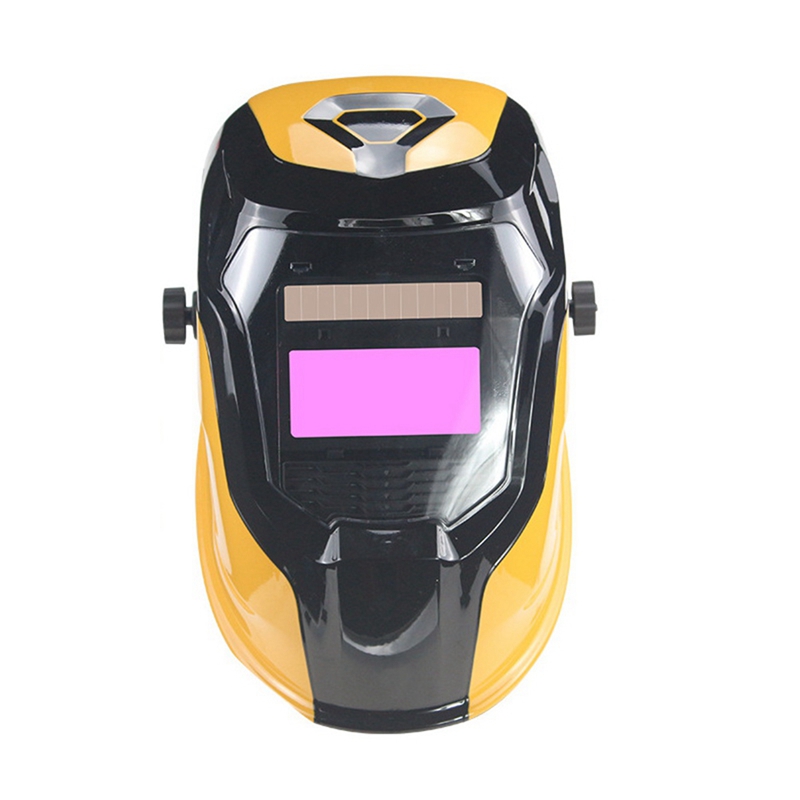 Welding Mask 92X42mm Automatic Dimming True Color Welding Mask with Large Field of View Solar Welding Protective Cover: Default Title