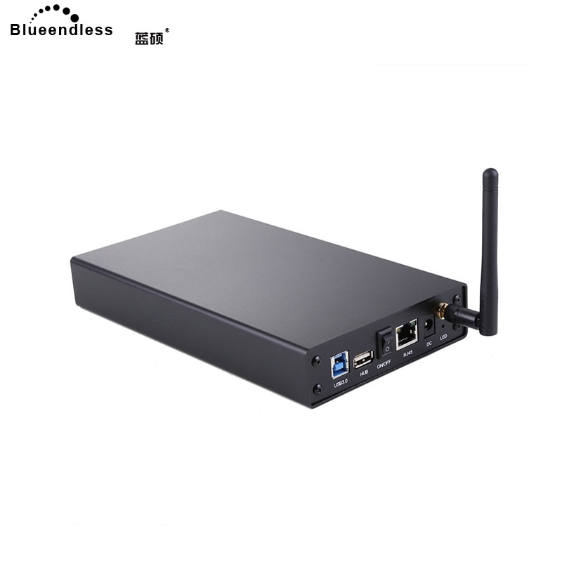 Bleendless Caso del Disco Rigido Esterno Wifi Antenna In Alluminio 3.5 Hard Disk Sata USB Box E ALLOGGIAMENTI PER HDD Router Wireless HDD Nas Caddy Box