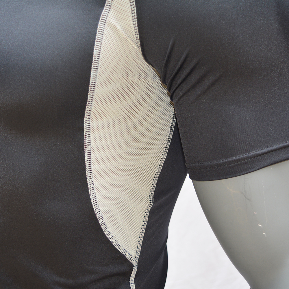 Zwart/Ademend Surf Upf 50 Rash Guard Shirt Korte Mouwen Surfen Duikpakken Badmode Uv Zwemmen rashguard