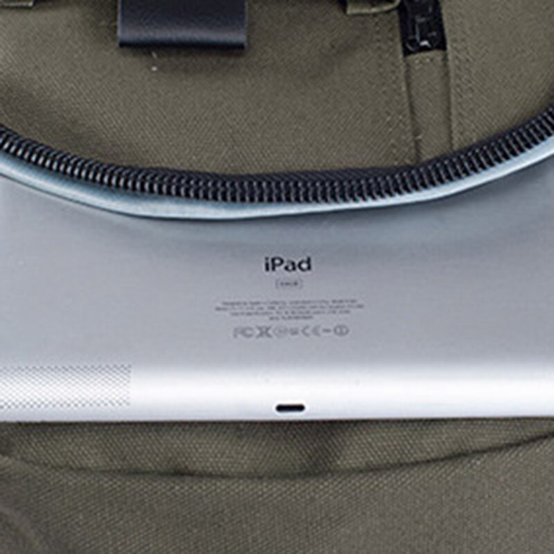 Adisputent Men's Canvas Backpack Leisure Travel Vintage Laptop Backpack Shoulder Bag Computer Functional Versatile Bags