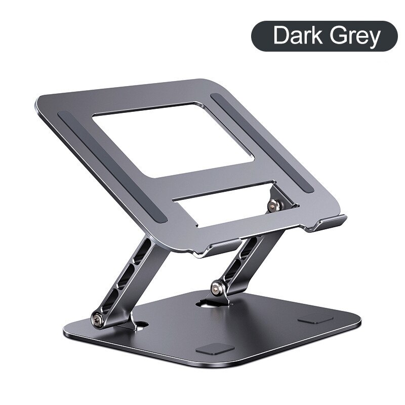 Laptop Stand Adjustable Aluminum Alloy Notebook Stand Computer Tablet Stand Compatible with Air Pro Dell HP Lenovo Holder Riser: 515 upgrade grey