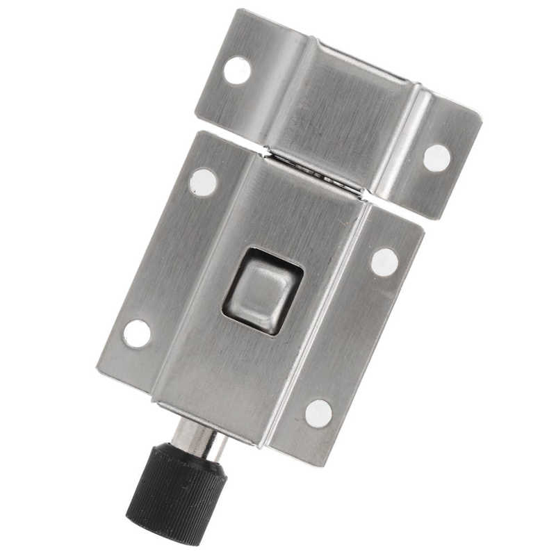 Automatic Spring Lock Door Stainless Steel Solid Anticollision for Security