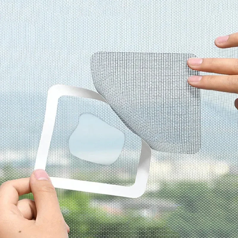 3/6Pcs Screen Window Repair Stickers Fastening Window Repairs Household Anti-Mosquito Fly Net Repair Window Screen Grid Stickers