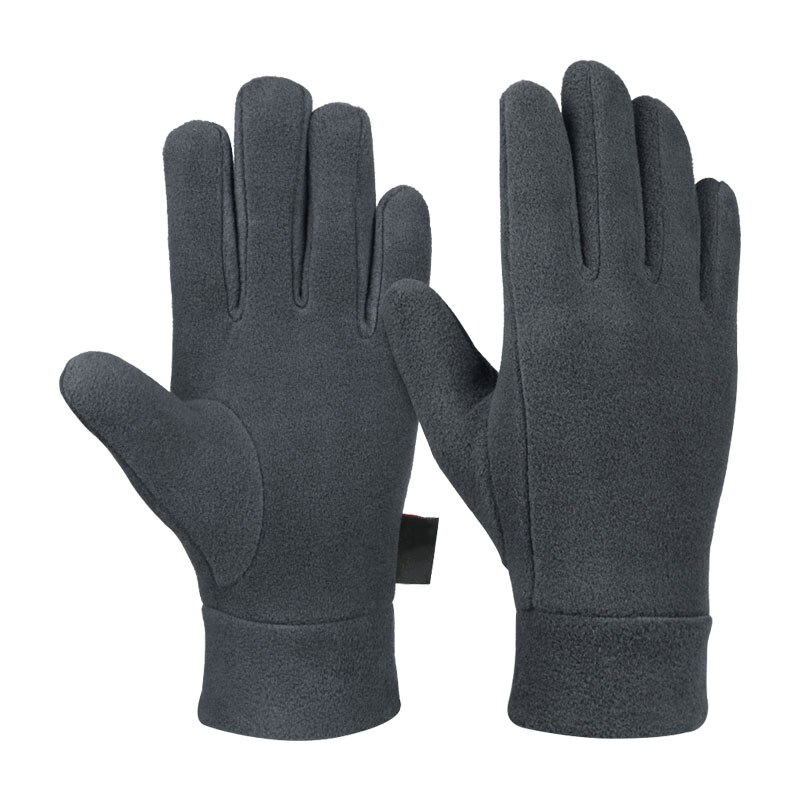 Heren winter lichte full finger thermische sporthandschoenen voor hardlopen, joggen, buitenrijden, fleece handschoenen: H / S