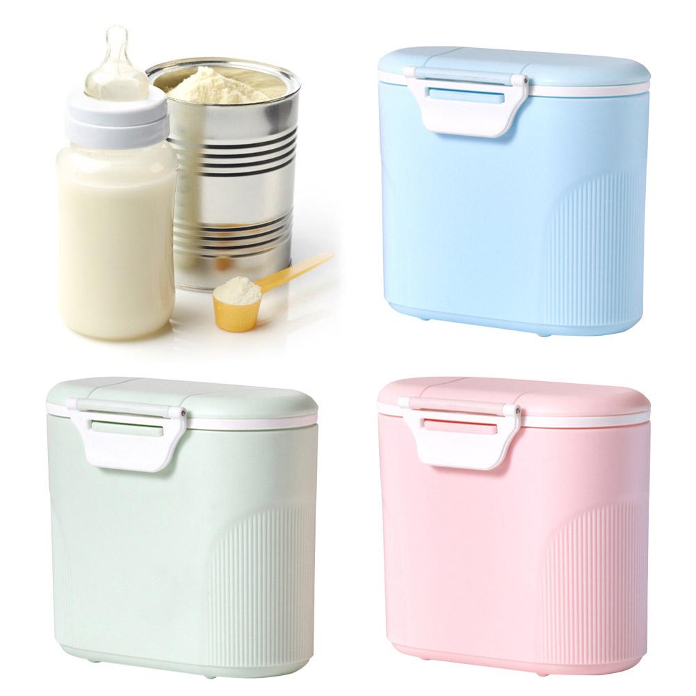 Boîte de stockage de lait en poudre de 600ml, boîte de stockage de lait en poudre avec cuillère sans BPA, Portable, voyage en plein air, bébé, mallette de récipient alimentaire