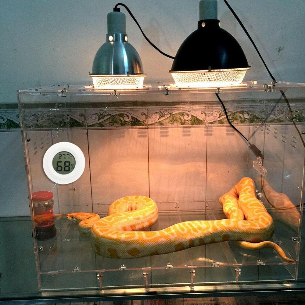 Mini LCD Thermometer Hygrometer Practical Digital Indoor Hygrometer LCD Humidity Round Mete Temperature Thermometer Display P0L7