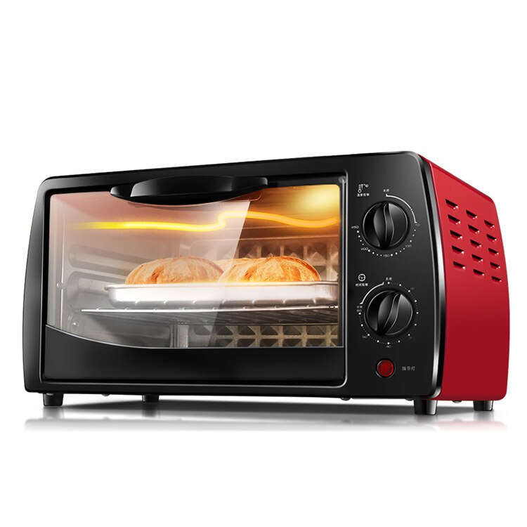 Mini Oven 12L Electric Recessed Brass Electric Oven Electric Household Appliances for Kitchen Pizza Cake Maker