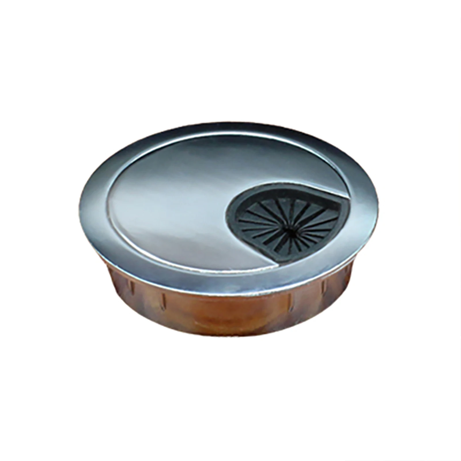 1pc pratique 50mm/60mm/80mm ordinateur œillet en métal bureau Table câble bien rangé sortie fil couverture organisateur matériel
